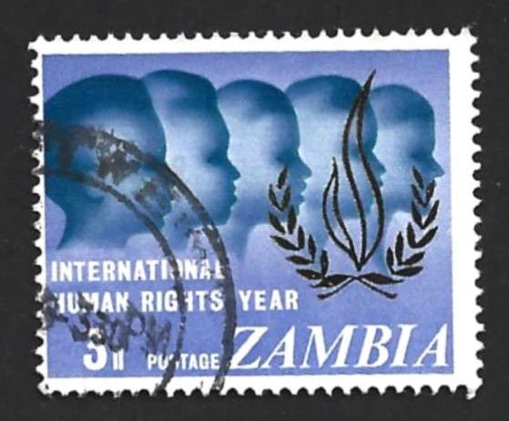 1968 ZAMBIA INTERNATIONAL HUMAN RIGHTS YEAR