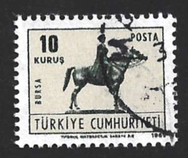 1969 TURKEY GREETING CARD STAMP