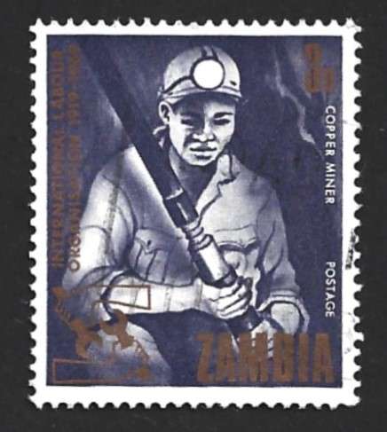 1969 ZAMBIA ANNIVERSARY OF ILO