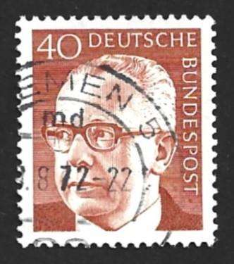 1970 GERMANY GUSTAV HEINEMANN