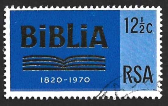 1970 SOUTH AFRICA THE 150TH ANNIVERSARY OF BIBLE SOCIETY