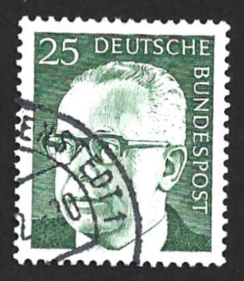 1971 GERMANY GUSTAV HEINEMANN