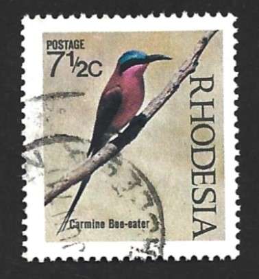 1971 RHODESIA NATIVE BIRDS