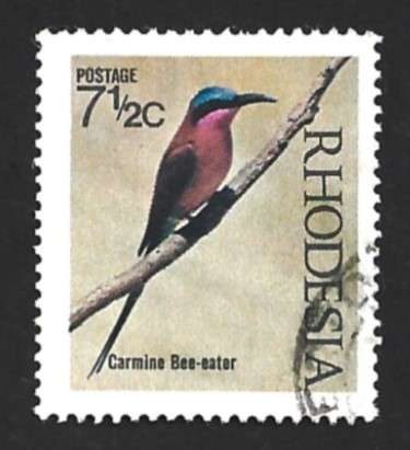 1971 RHODESIA NATIVE BIRDS