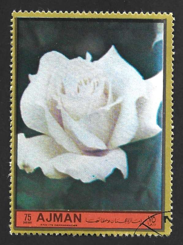 1972 AJMAN EUROPEAN FLOWERS