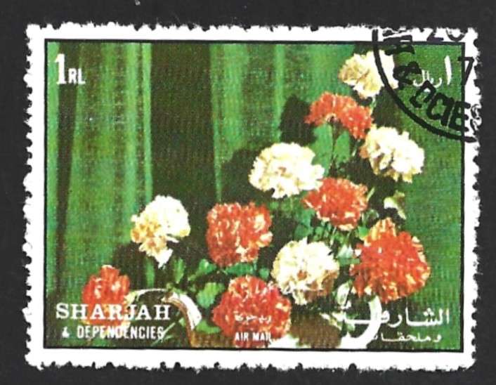 1972 SHARJAH FLOWERS
