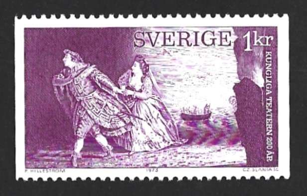 1973 SWEDEN ROYAL THEATRE