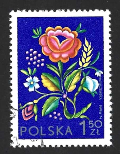 1974 POLAND FLOWERS