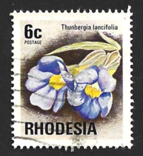 1974 RHODESIA FLOWER