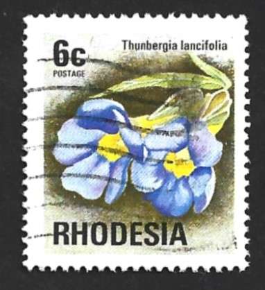1974 RHODESIA FLOWER