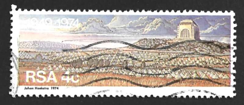 1974 SOUTH AFRICA THE 25TH ANNIVERSARY OF VOORTREKKER MONUMENT