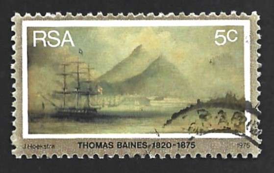 1975 SOUTH AFRICA THE 100TH ANNIVERSARY OF THE DEATH OF THOMAS BAINES