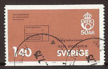 1975 SWEDEN POSTGIRO
