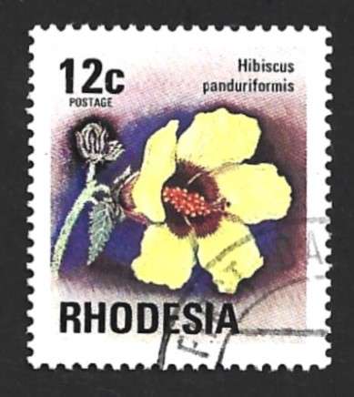1976 RHODESIA FLOWER