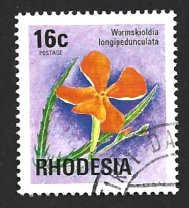 1976 RHODESIA FLOWER