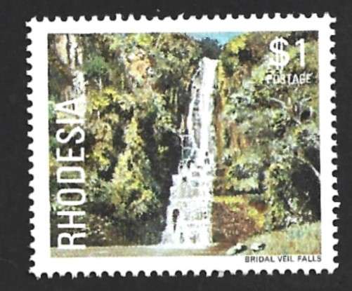1978 RHODESIA WATERFALL