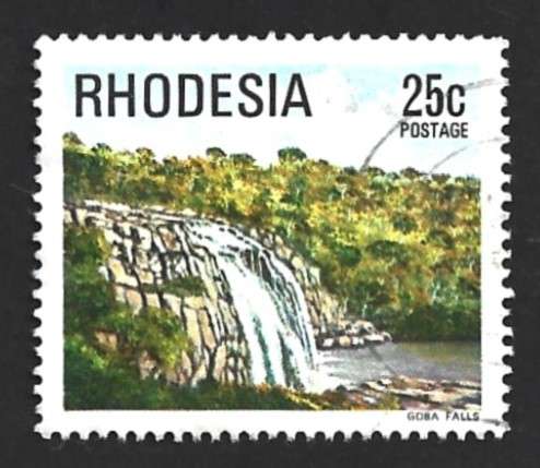 1978 RHODESIA WATERFALL