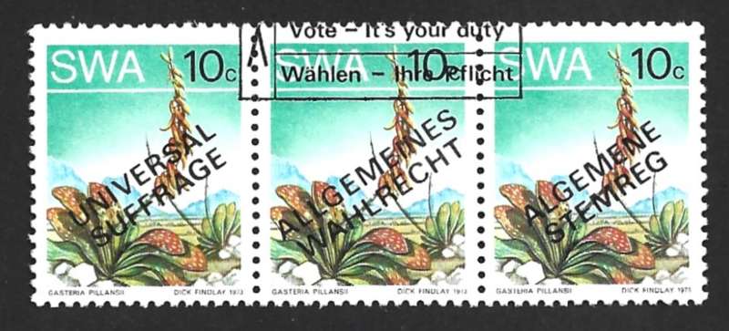 1978 SOUTH WEST AFRICA UNIVERSAL SUFFRAGE