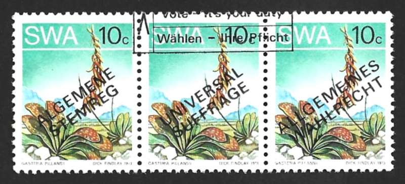 1978 SOUTH WEST AFRICA UNIVERSAL SUFFRAGE
