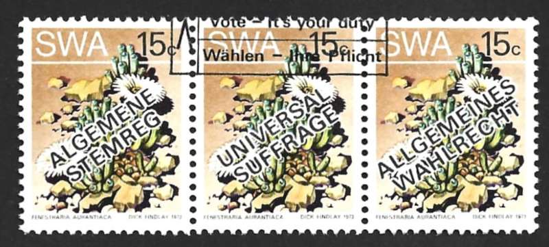 1978 SOUTH WEST AFRICA UNIVERSAL SUFFRAGE
