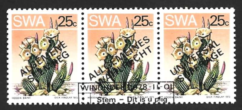 1978 SOUTH WEST AFRICA UNIVERSAL SUFFRAGE