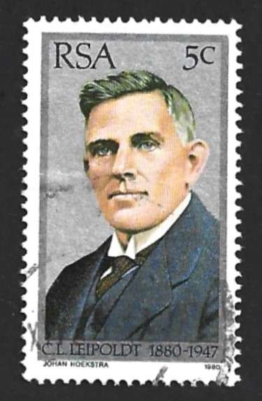 1980 SOUTH AFRICA THE 100TH ANNIVERSARY OF THE BIRTH OF C.L. LEIPOLDT