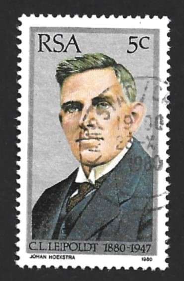 1980 SOUTH AFRICA THE 100TH ANNIVERSARY OF THE BIRTH OF C.L. LEIPOLDT