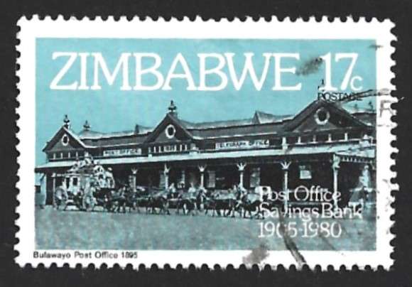 1980 ZIMBABWE POST OFFICE