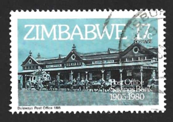 1980 ZIMBABWE POST OFFICE