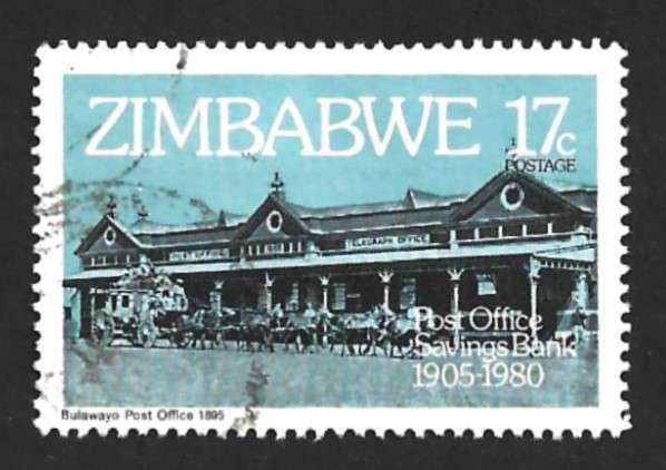 1980 ZIMBABWE POST OFFICE