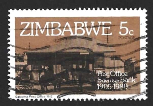 1980 ZIMBABWE POST OFFICE