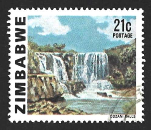 1980 ZIMBABWE WATERFALL