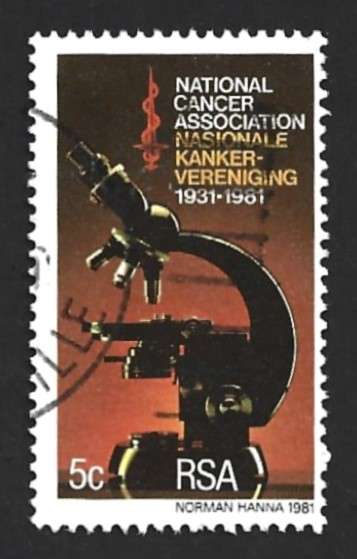 1981 SOUTH AFRICA THE 50TH ANNIVERSARY OF NATIONAL CANCER ASSOCIATION