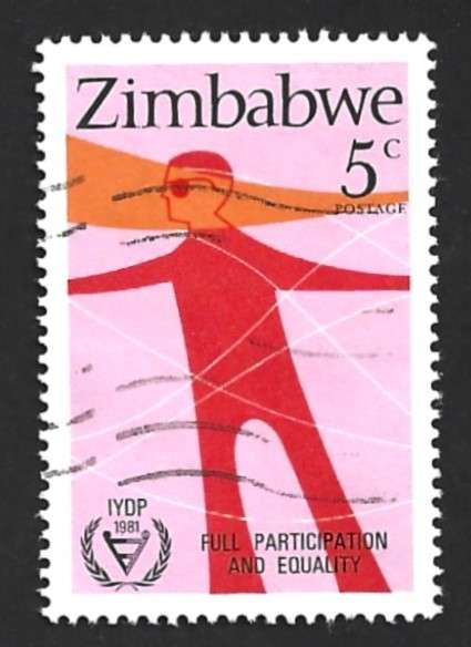1981 ZIMBABWE YEAR OF THE DISABLED