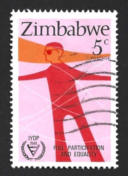 1981 ZIMBABWE YEAR OF THE DISABLED