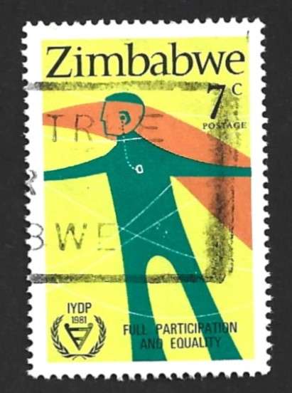 1981 ZIMBABWE YEAR OF THE DISABLED