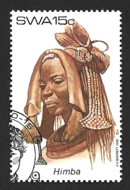 1982 SOUTH WEST AFRICA FEMALE HEADDRESSES