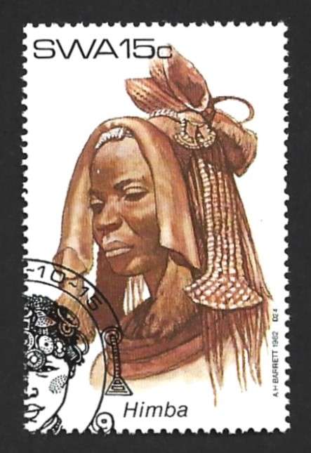 1982 SOUTH WEST AFRICA FEMALE HEADDRESSES