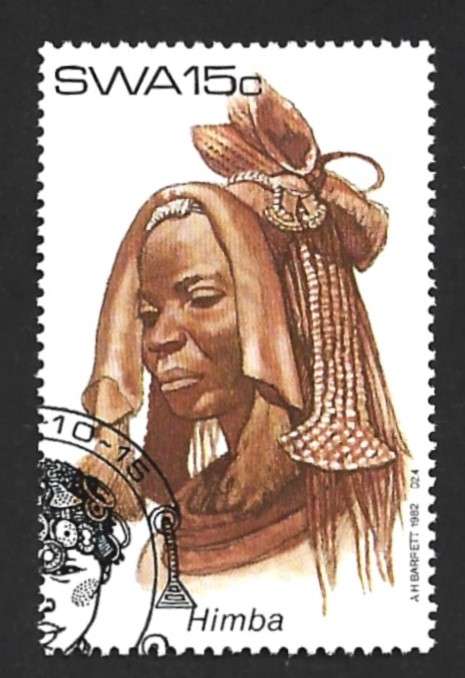 1982 SOUTH WEST AFRICA FEMALE HEADDRESSES