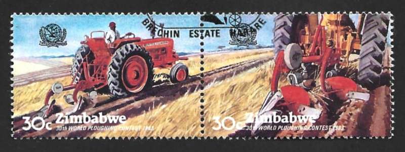 1983 ZIMBABWE PLOWING
