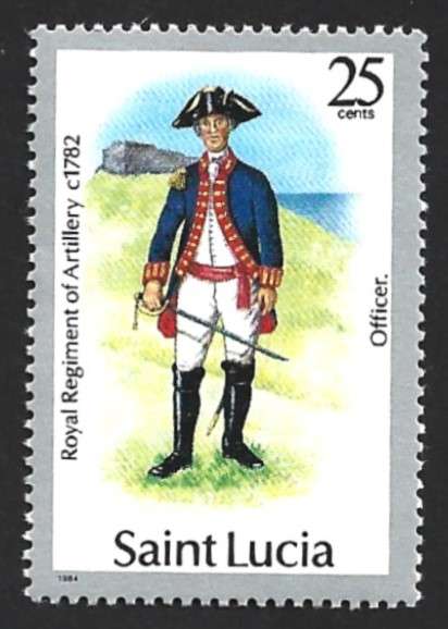 1985-89 ST. LUCIA MILITARY UNIFORM