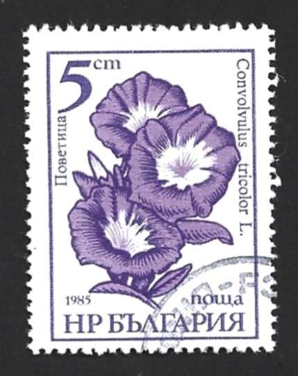1985 BULGARIA FLOWERS
