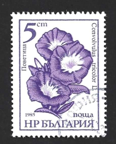 1985 BULGARIA FLOWERS