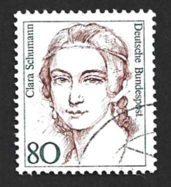 1986 GERMANY FAMOUS WOMAN