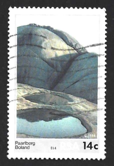 1986 SOUTH AFRICA ROCK FORMATIONS
