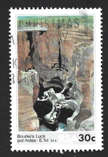 1986 SOUTH AFRICA ROCK FORMATIONS