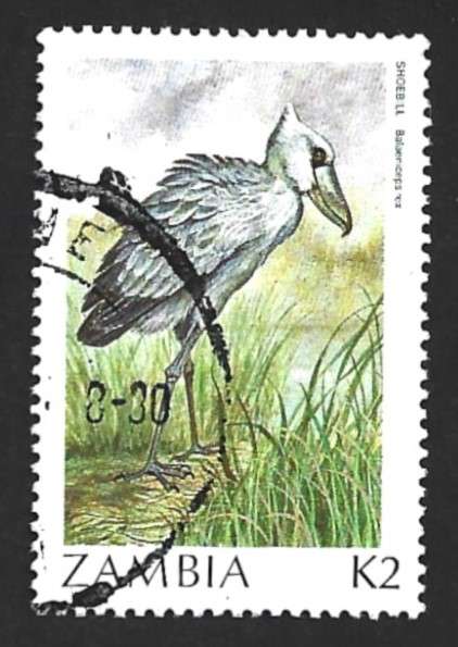 1987 ZAMBIA ANIMAL BIRD