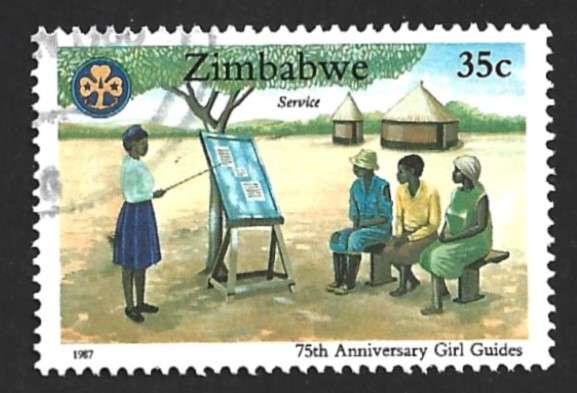 1987 ZIMBABWE GIRL GUIDES