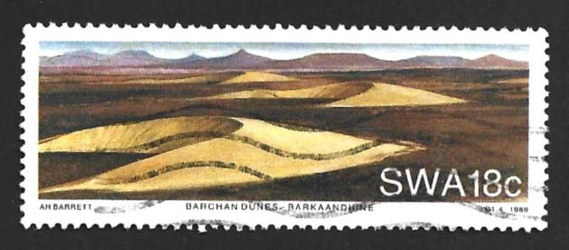 1989 SOUTH WEST AFRICA DESERT AND DUNES