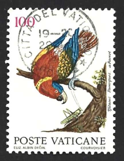 1989 VATICAN CITY BIRDS